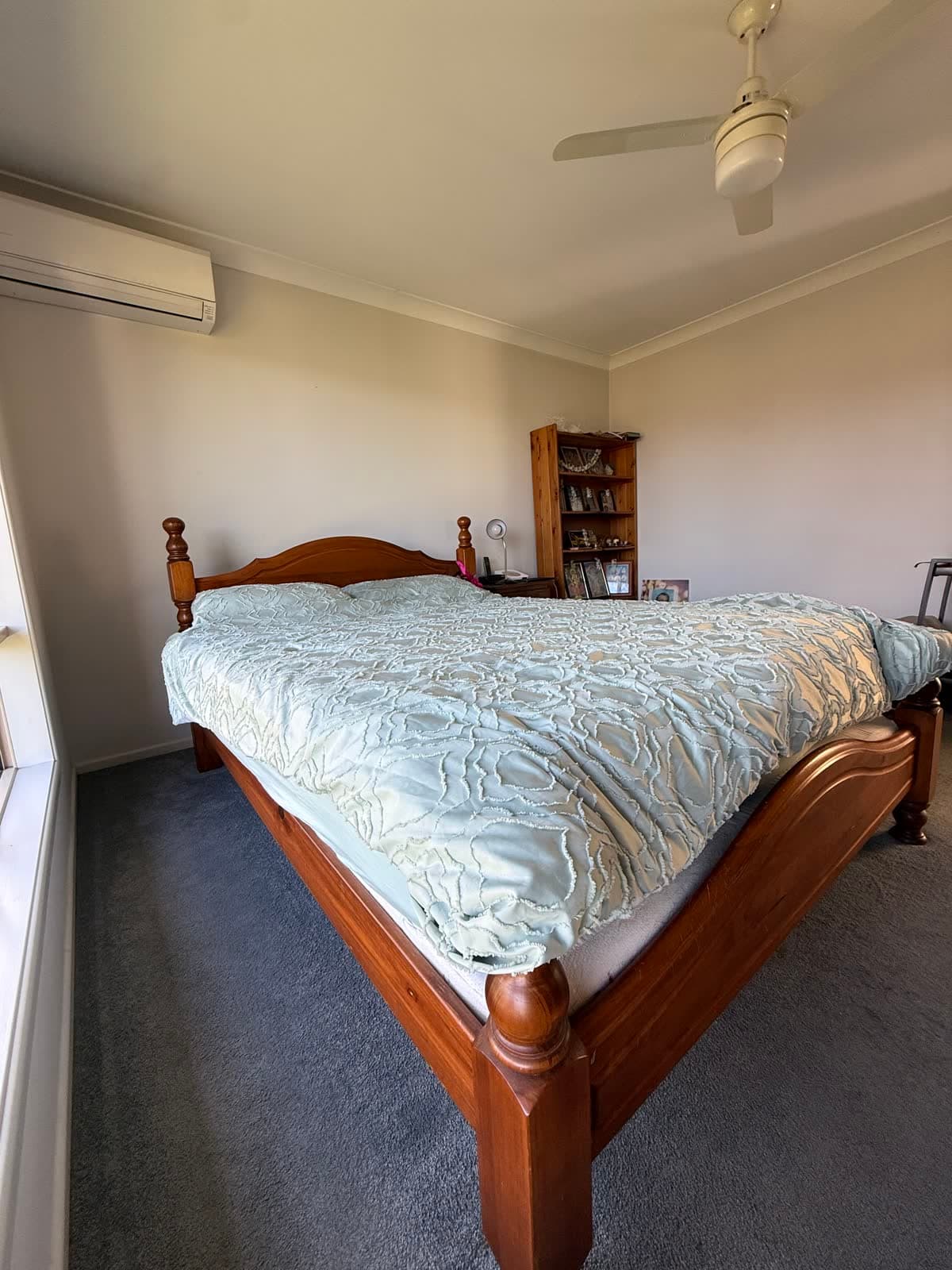 Carved Timber Queen Bed photo 2