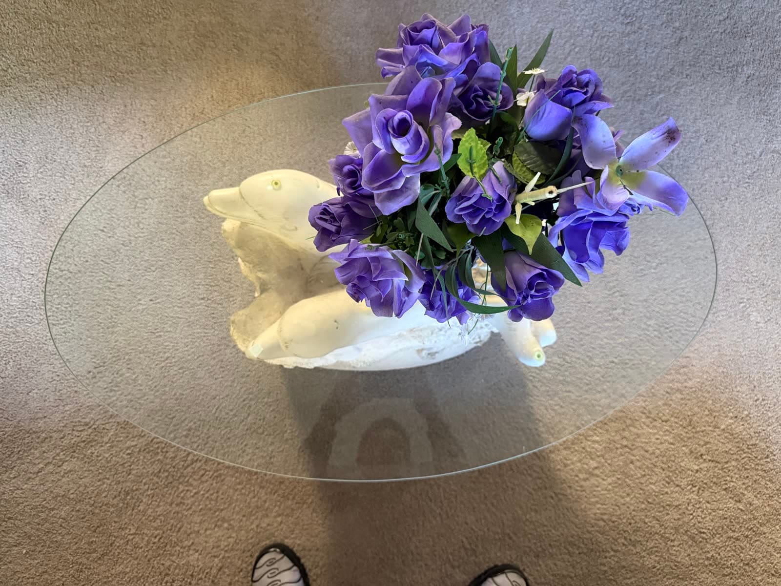 Dolphin Pedestal Coffee Table photo 2