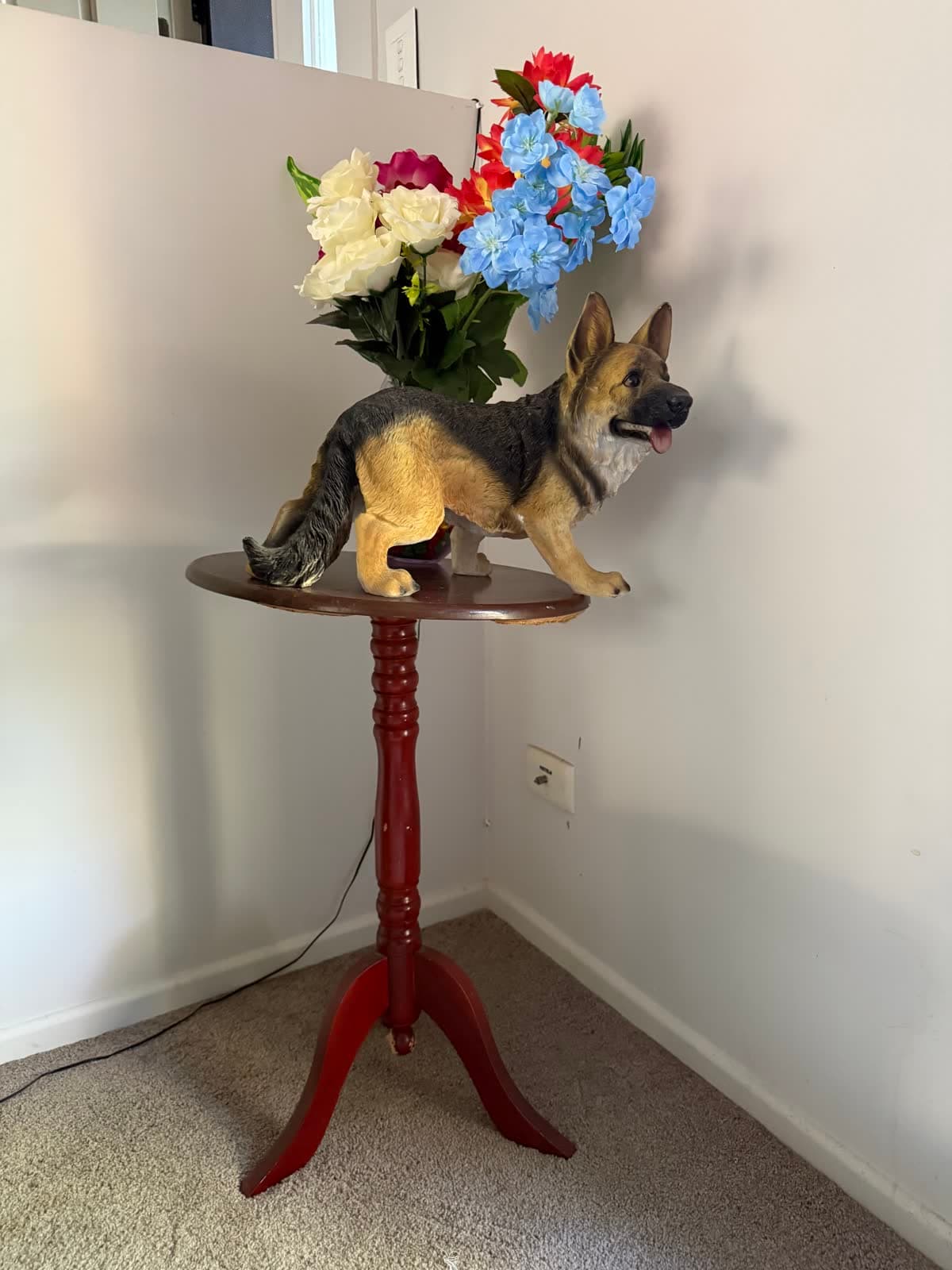 German Shepherd Wine Table