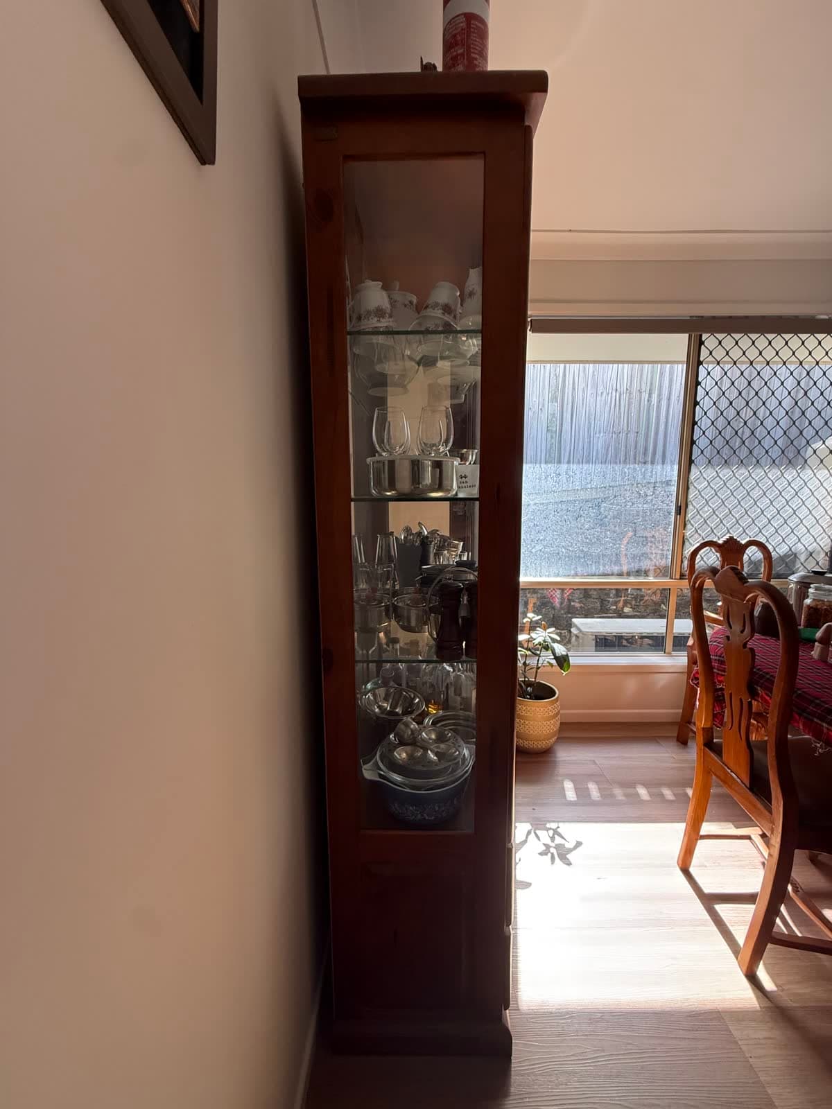 Timber Glass Display Cabinet photo 2